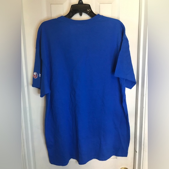 NHL ISLANDERS COTTON BLUE CREW NECK "LETS GO ISLANDERS" UBS ARENA - SIZE XL - Picture 3 of 6